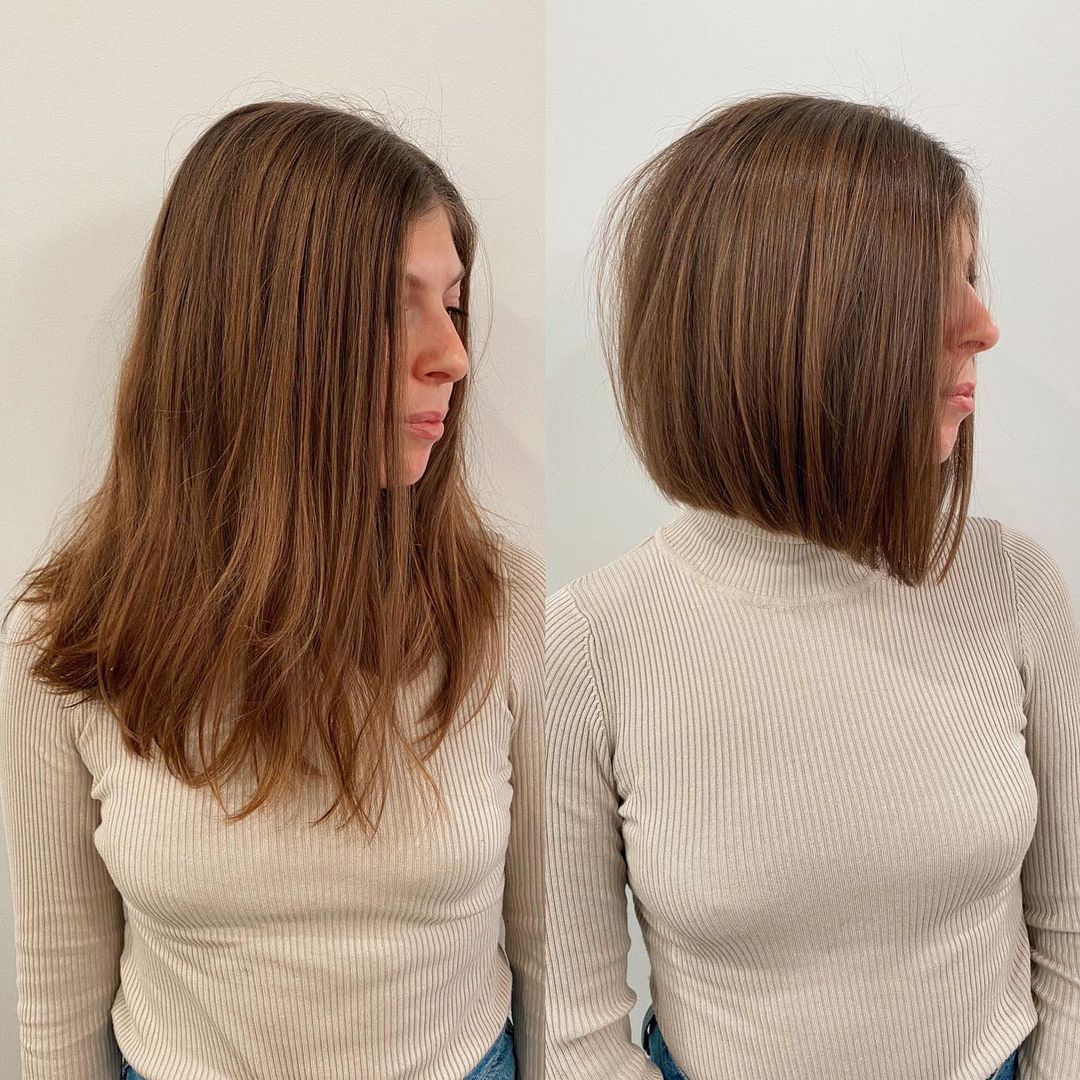 Accurate Inverted Bob Before and After