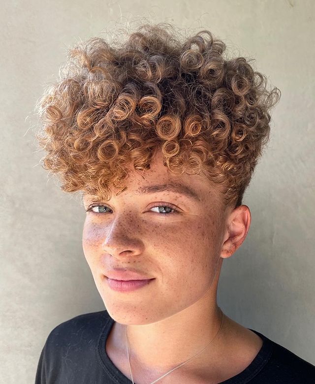 Long Top Short Sides Cut for Natural Curls